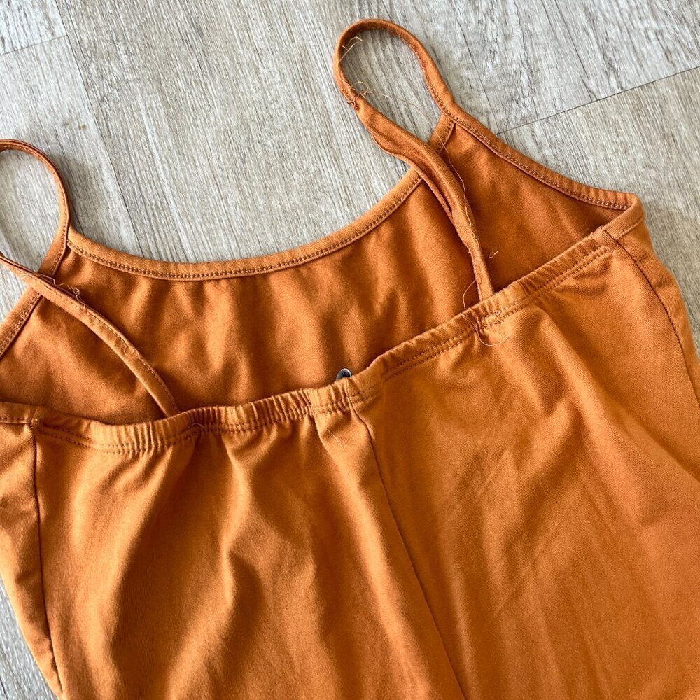 Womens Fashion Nova Orange Jumpsuit - L - Picture 5 of 7